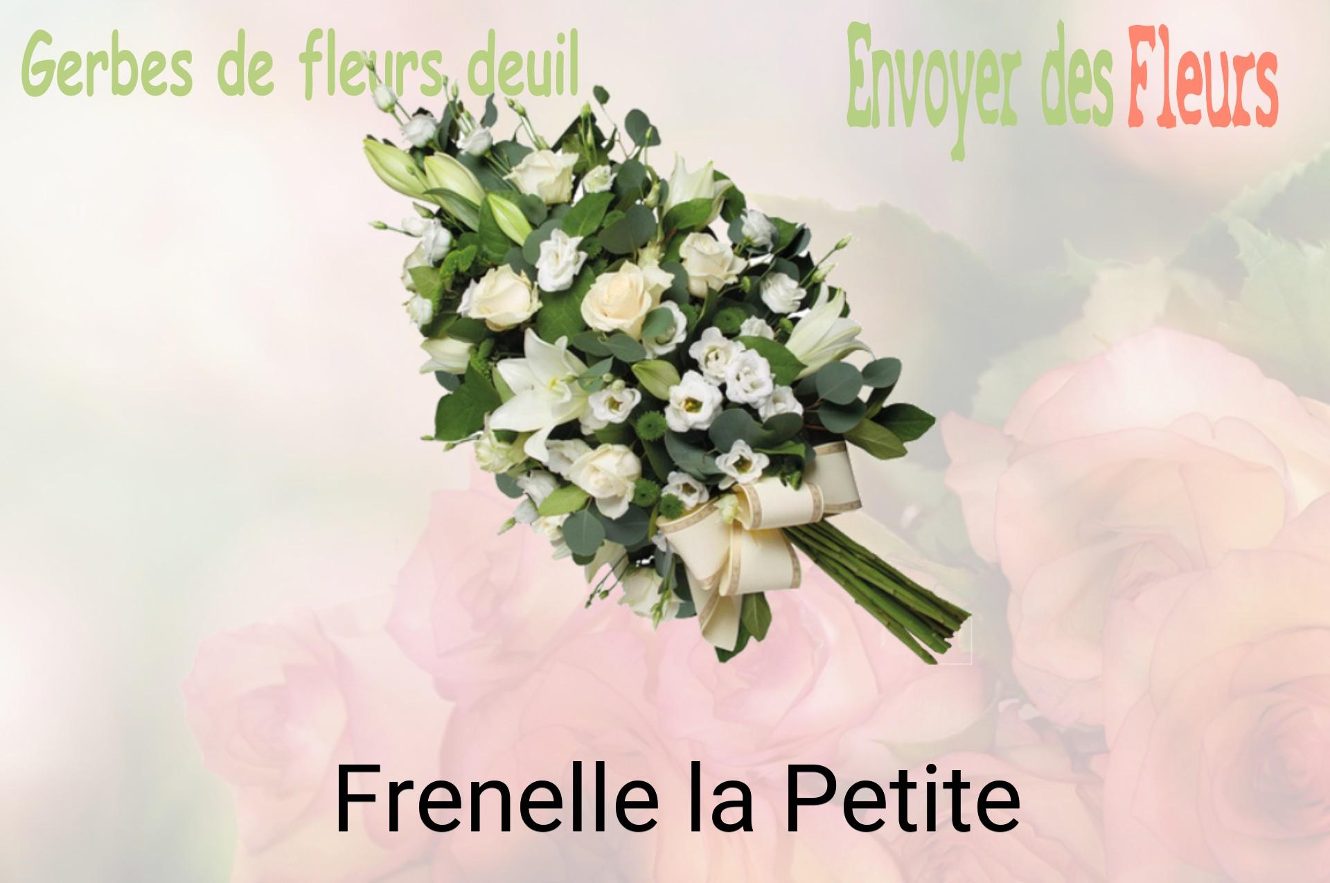 Gerbe de fleurs de deuil livrée à Frenelle-la-Petite